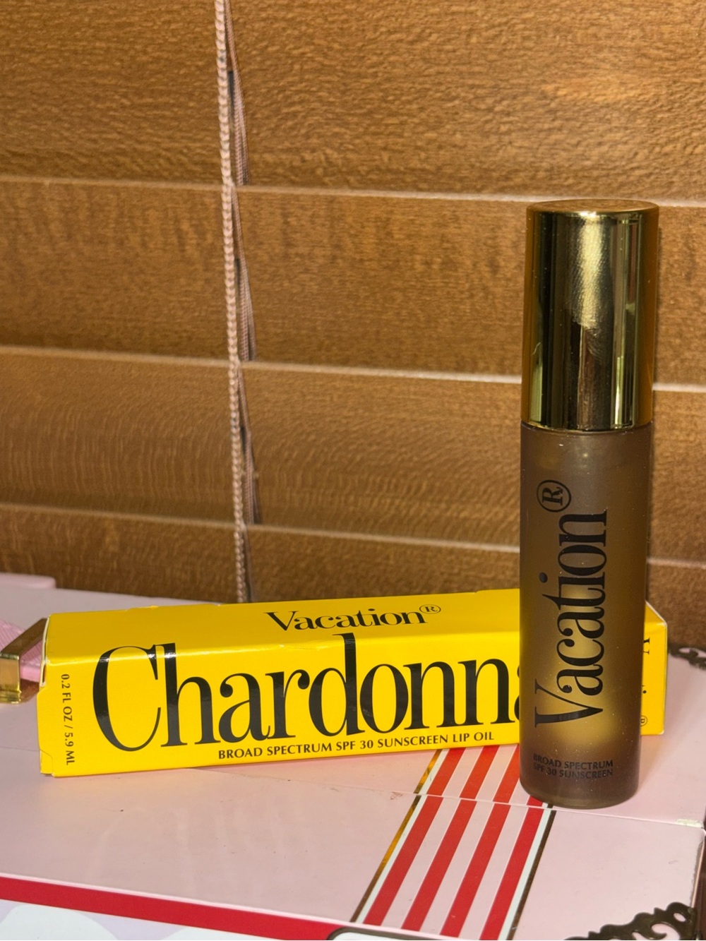 Vacation Chardonnay Broad Spectrum SPF 30 Sunscreen Lip Oil